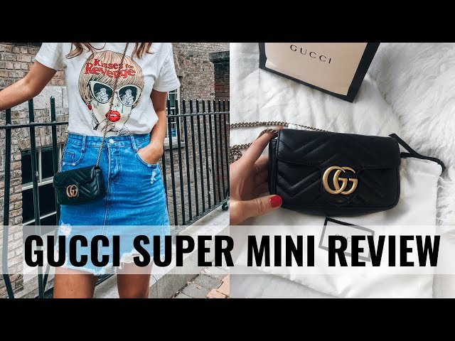 GUCCI MARMONT SUPER MINI REVIEW / WHAT FITS & 6 WAYS TO WEAR IT