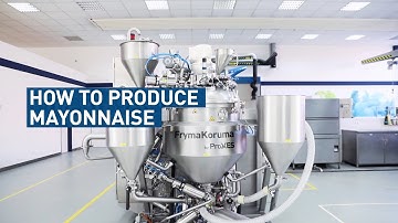 How to Produce Mayonnaise | FrymaKoruma MaxxD | Food High Shear Emulsifier