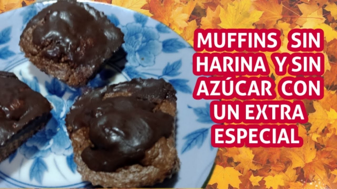 MASITAS FIT DE CHOCOLATE SIN AZÚCAR Y SIN HARINA  MUY HÚMEDAS