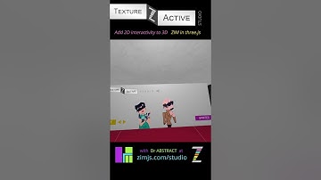 Use 2D Sprites in 3D - #threejs #ZIMjs #TextureActive #3D #VR #virtualreality #sprites