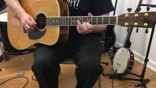 The ballad of Curtis Loew. Simplified intro (no slide) chords