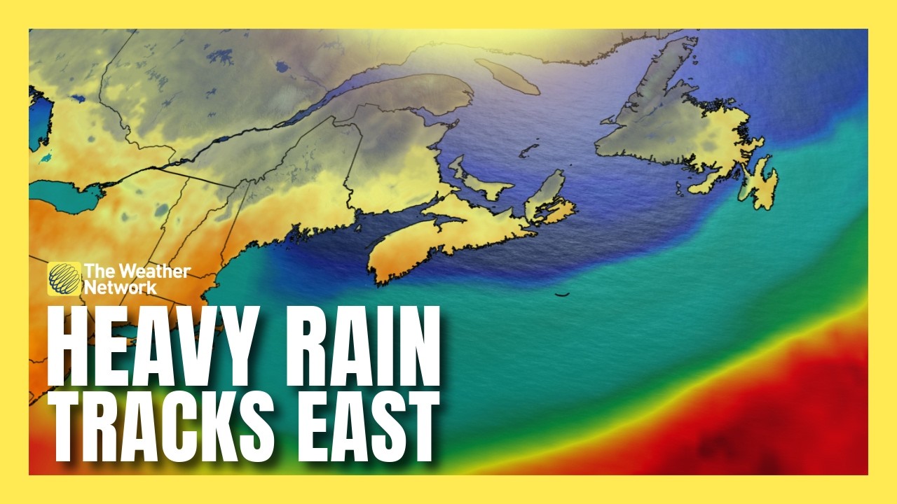Heavy Rain Continues to Track East for Atlantic Canada | #forecast ...