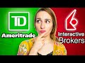 📉 ¿Cuál es el MEJOR BROKER para INVERTIR en BOLSA? INTERACTIVE BROKERS vs TD AMERITRADE 💰