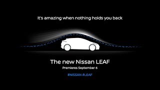 New Nissan LEAF with improved aerodynamics premieres September 6