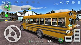 School Bus Driving in Bus Simulator PRO - Best Android Gameplay 2022 screenshot 5