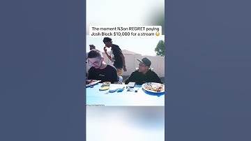 The moment N3on REGRET paying Josh Block $10,000 for a stream 😳 #joshuablock #n3on #imyayo