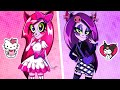 Hello Pinky VS Darkuromi || PINK VS BLACK by Teen-Z