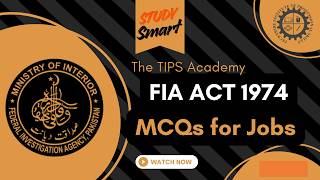 FIA Act 1974 Complete Guide for AD & Inspector FIA | FPSC Preparation 2026 screenshot 2