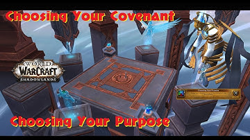 Choosing Your Covenant Choosing Your Purpose Storyline Shadowlands Quest How Do You Pick One ? WOW