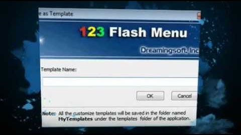 123 flash menu