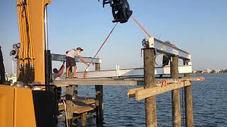 28K Lift BOSTON WHALER GOLDEN SEA DRIVE BOAT LIFT