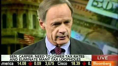 Senator Tom Carper on Bloomberg TV Discussing the Federal Budget and the Rising Price of Oil