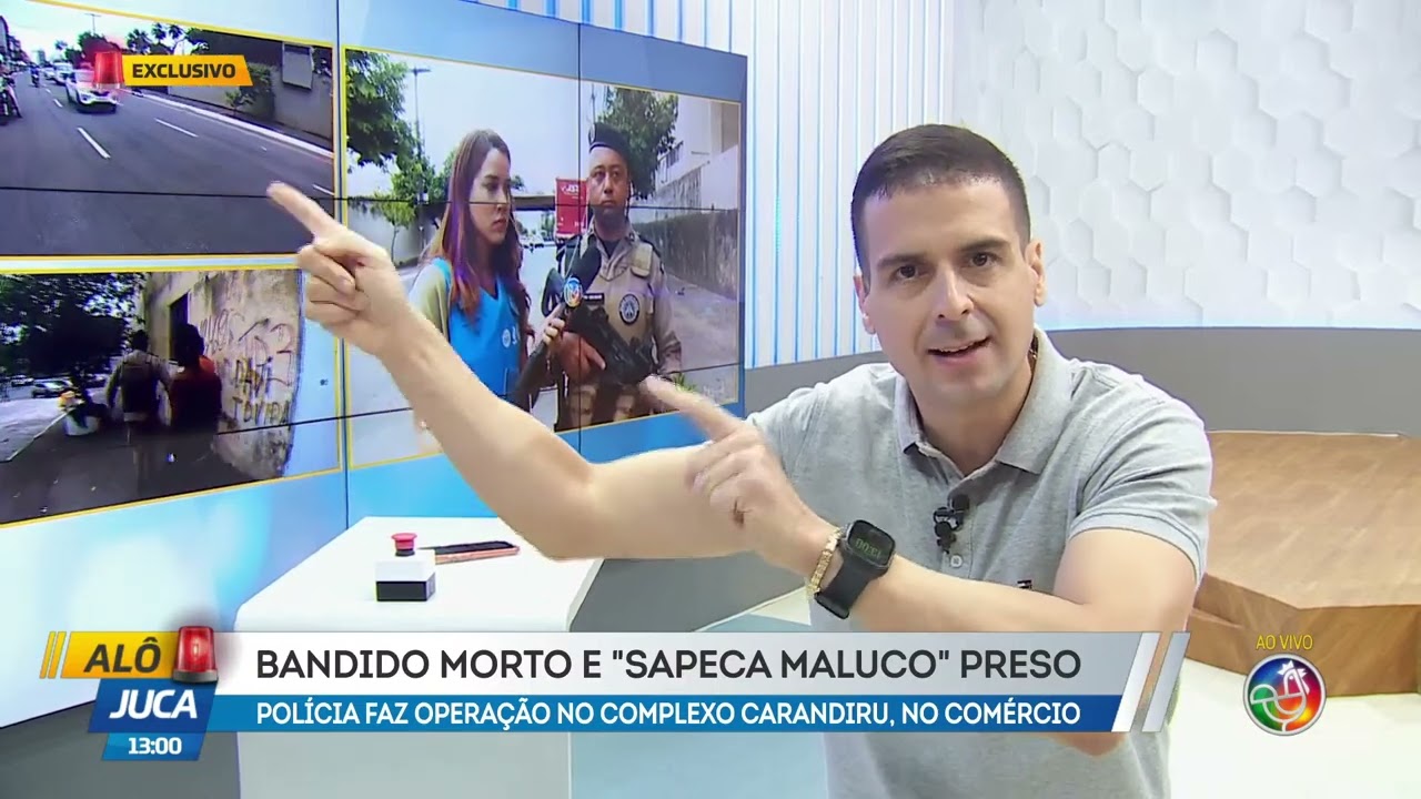 Bandido baleado no Carandiru | ALÔ JUCA | TV ARATU