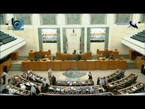 لحظة وفاة نبيل الفضل في مجلس الأمة خلال الجلسة 22 12 2015