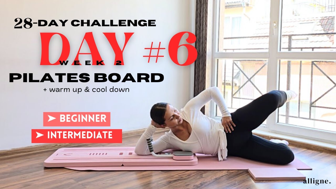 28-дневный пилатес-тур | День 6 — для начинающих | ягодицы и пресс