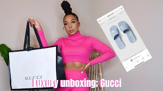 Luxury Unboxing: Gucci Rubber Slide