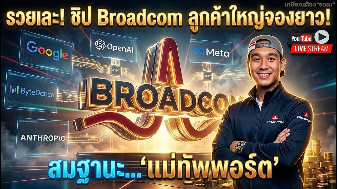 AVGO เปิดตัวลูกค้ารายที่ 6 แล้ว!! IREN ทำไมทำงี้!? Nvidia ไม่ส่งแล้วจีน! 4 หุ้นวงใน เข้าช้อนแล้ว!
