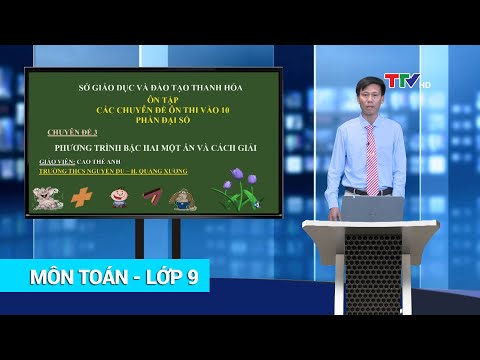Video TOÁN - LỚP 9 | PHƯƠNG TRÌNH BẬC HAI VÀ CÁCH GIẢI | HỌC... - YouTube