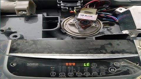 LE Error Code - Issue Resolved In LG Top Load Turbo Drum Washing Machine Repair //Hindi//