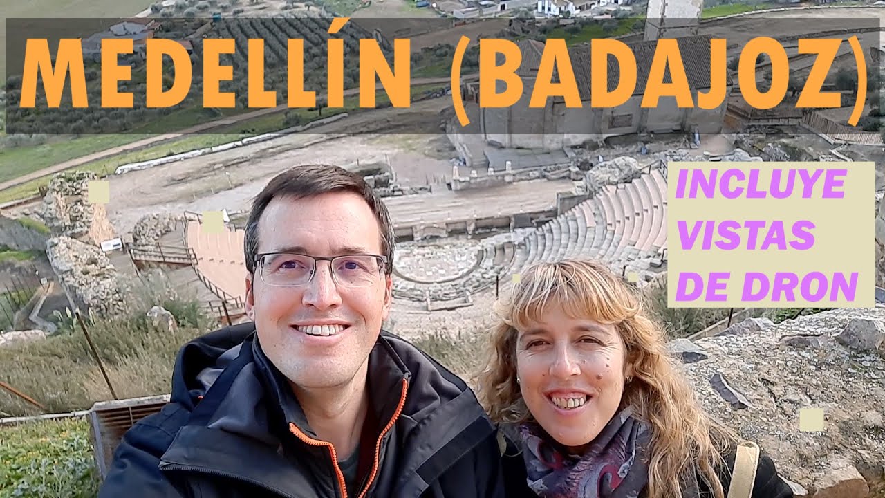 MEDELLÍN (BADAJOZ). QUÉ VER. Teatro Romano, Castillo y vuelo de DRON