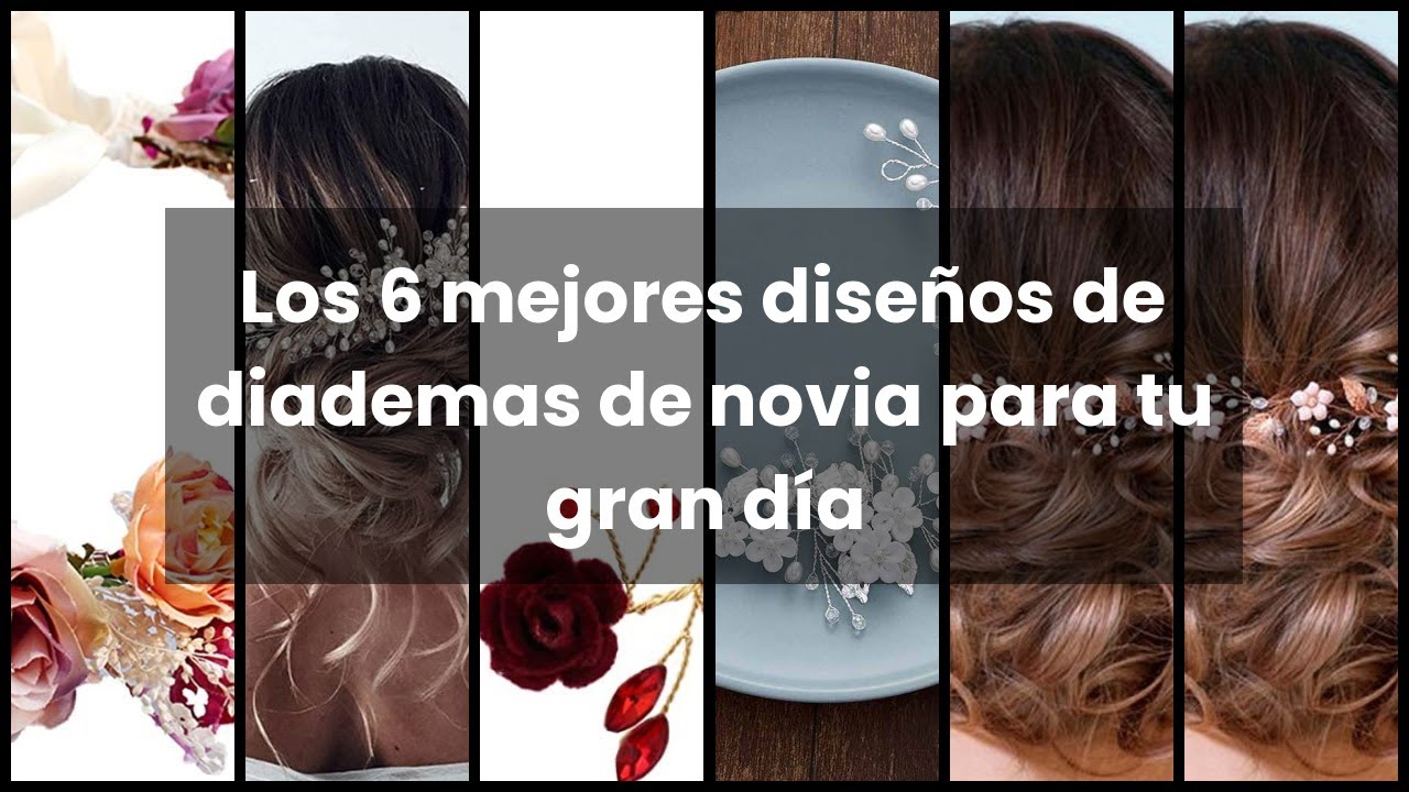 Diademas de novia: Los 6 mejores diseños de diademas de novia para tu gran día