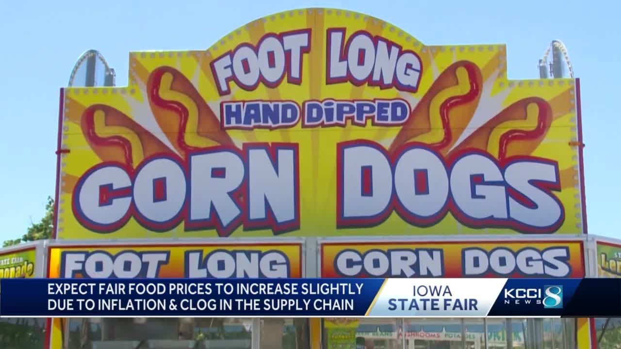 How inflation, supply chain issues could slightly impact Iowa State Fair food