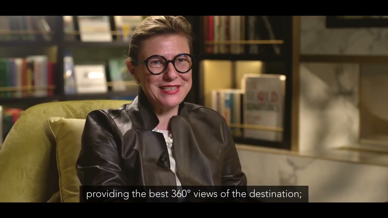 Barbara Muckermann, Silversea's president and CEO, tours Silver Endeavour's expedition spaces