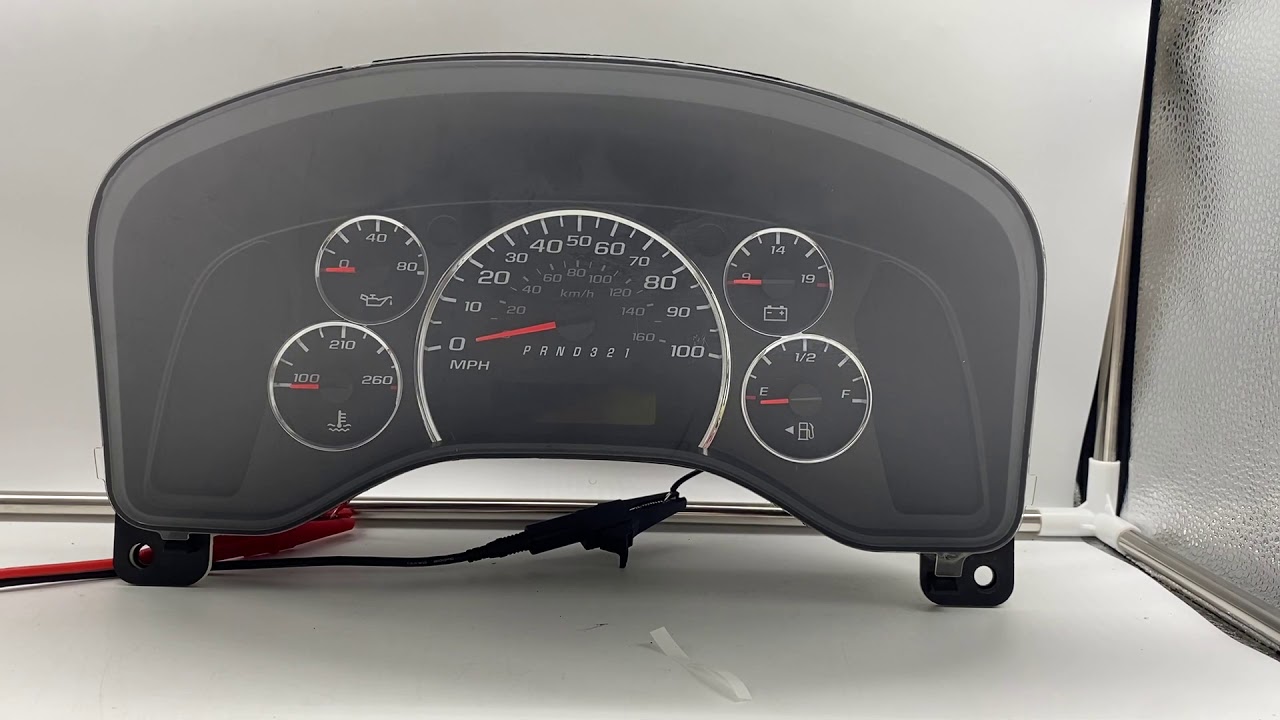 2008-2010 CHEVROLET EXPRESS VAN INSTRUMENT CK\LUSTER REPAIR