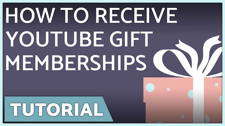 How to Opt In and Receive Gift Memberships to YouTube Channels [Desktop Only]