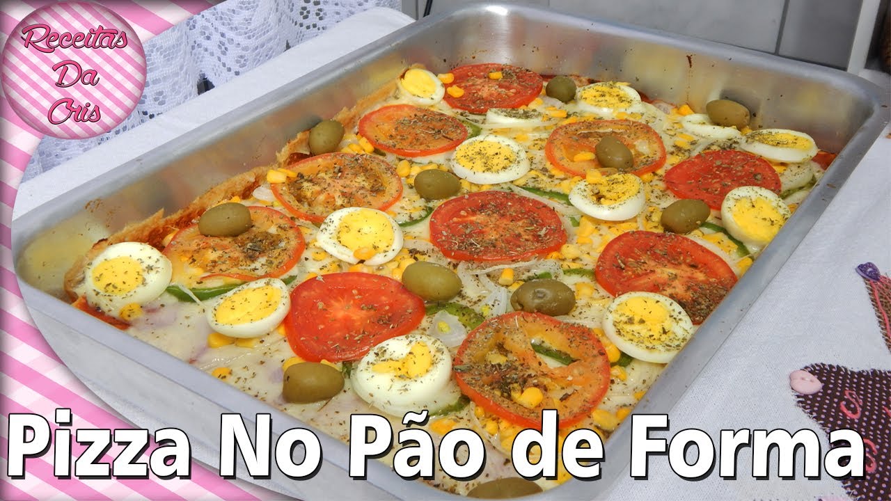 PIZZA NO PÃO DE FORMA | RECEITAS DA CRIS