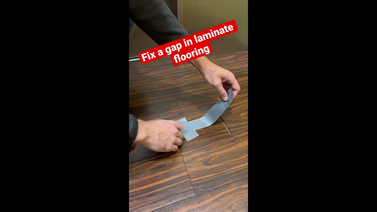 Easy Fix For A Gap In Laminate Flooring Fyp Diy Shorts