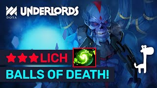 ★★★ LICH REFRESHER! Legendary Dragon Mage Challenge! | Dota Underlords