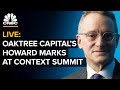 LIVE: Oaktree Capital's Howard Marks speak from the Context Summit – Jan. 30, 2019