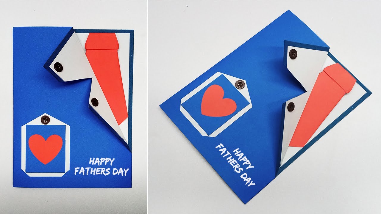 DIY Father's Day Card | Fathers Day Card Making Ideas | Handmade Cards ...