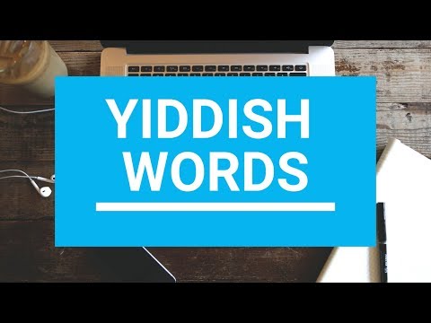 40 Yiddish words you should know