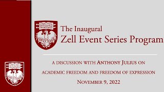 Academic Freedom and Freedom of Expression: A Discussion with Anthony Julius