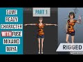 Rigged Game Ready Character (Fuse Mixamo &amp; Maya) Part-1 - CGFamily