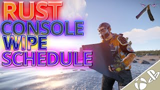 When is The Wipe? Weekly BP WIpe! Monthly Wipe! Schedule☢️ Rust Console Update  🎮 Xbox PS4 News