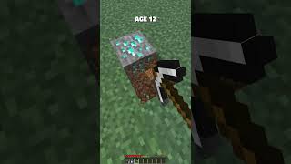 How To Escape Minecraft Traps At Every Age (World's Smallest Violin) #shorts