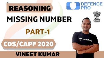 Missing Number (Part-1) | Reasoning | Target CDS/CAPF/NDA/AFCAT 2020-2021