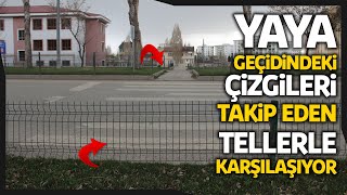 Erzurum’da Bir Garip Yaya Geçidi: Başı Var Sonu Yok
