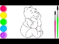 Winnie the Pooh Coloring Page 🎨 | Fun Coloring for Kids | Long Video