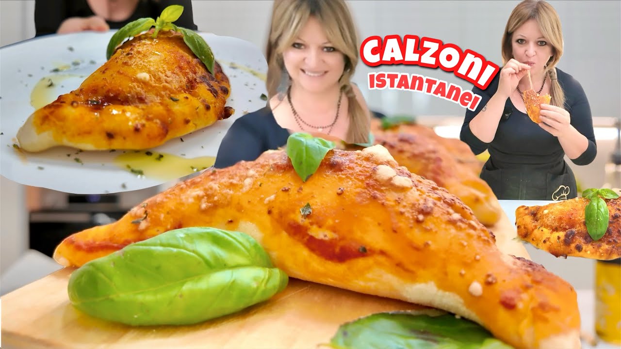 Кальцоне быстрого приготовления без времени на расстойку, готовятся и выпекаются очень быстро