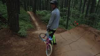 CONQUER THE FREERIDE TRAIL ON A KIDS BIKE 🤯