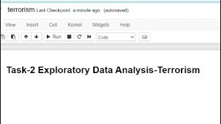 Exploratory data analysis using machine learning on terrorism
