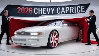 2026 Chevy Caprice – The Full-Size Legend Is Back with a Vengeance!
