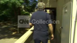 ISRAEL:WOLF BLITZER TAKES COVER AS SIRENS SOUND