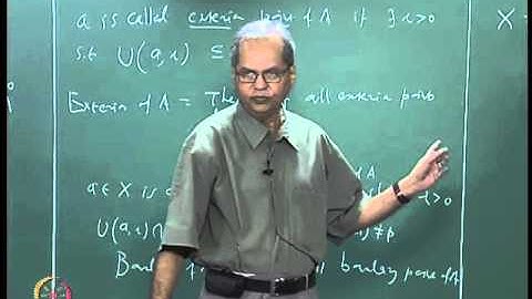 Mod-03 Lec-17 Open Sets