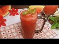 Watermelon juice recipe  tarbooz ka sharbat recipe  summer refreshing drink recipe summerdrink