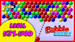 Bubble shooter Gameplay | Levels 531-540 screenshot 3